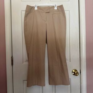 The Limited Stretch Crop Dress Pants Beige/Tan Size 10 Work Pants